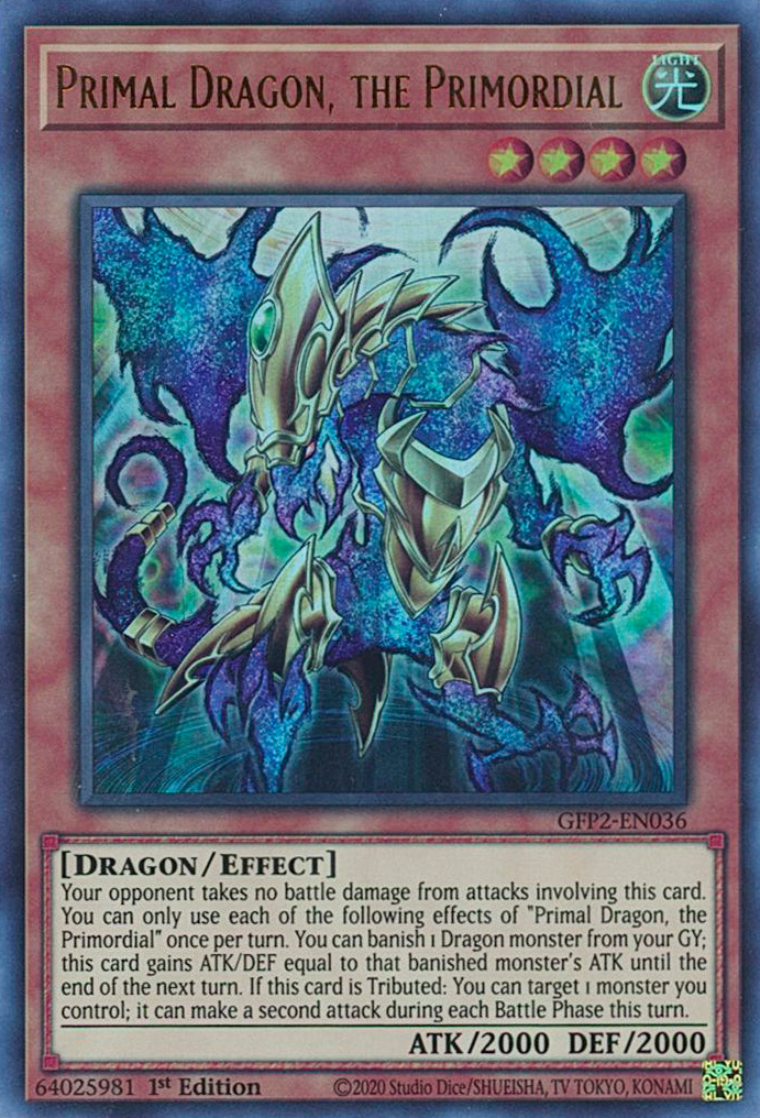 Primal Dragon, the Primordial [GFP2-EN036] Ultra Rare | North Game Den