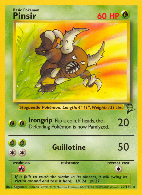 Pinsir (29/130) [Base Set 2] | North Game Den