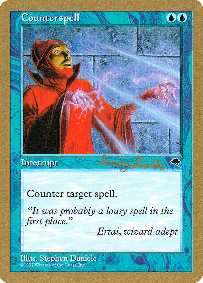 Counterspell (Randy Buehler) [World Championship Decks 1998] | North Game Den