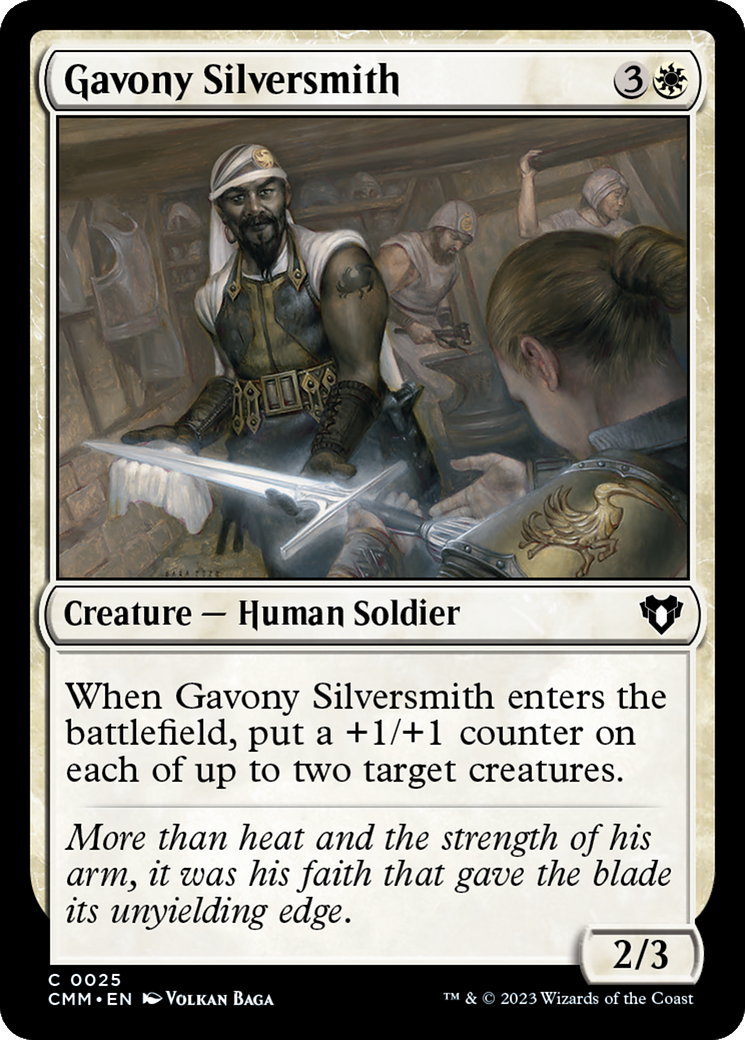 Gavony Silversmith [Commander Masters] | North Game Den