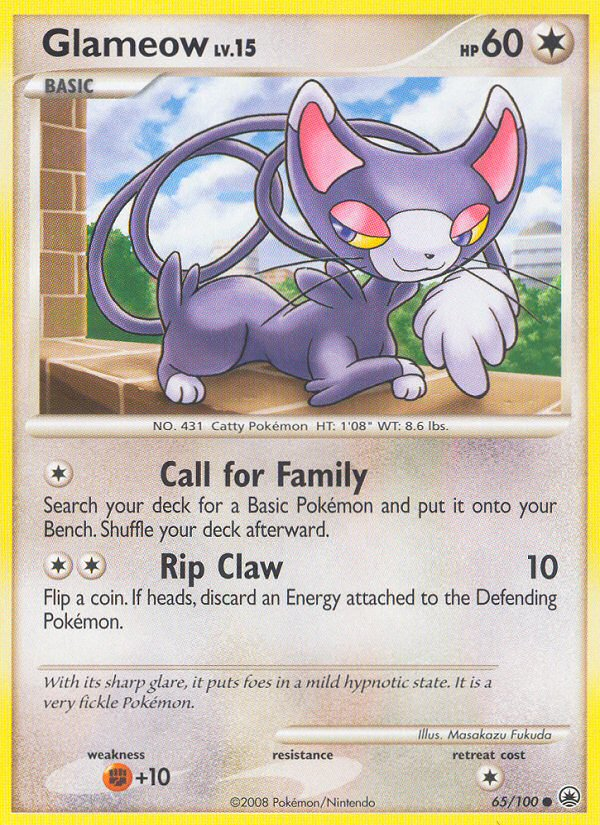 Glameow (65/100) [Diamond & Pearl: Majestic Dawn] | North Game Den