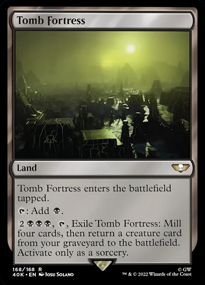 Tomb Fortress (Surge Foil) [Universes Beyond: Warhammer 40,000] | North Game Den