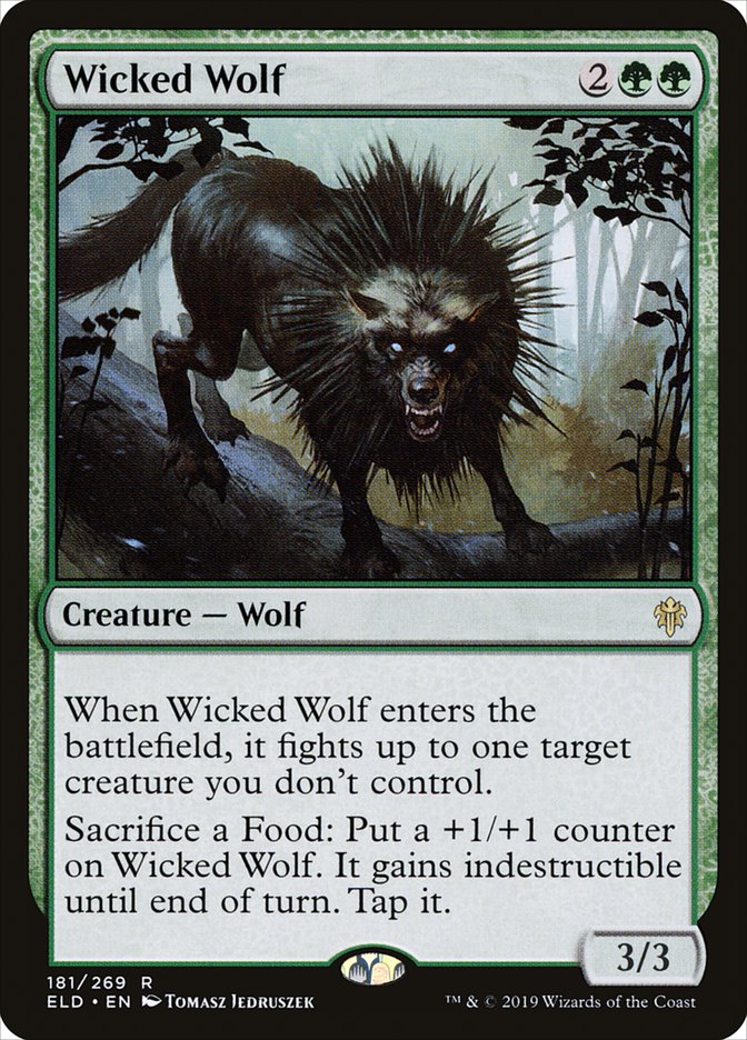 Wicked Wolf [Throne of Eldraine] | North Game Den