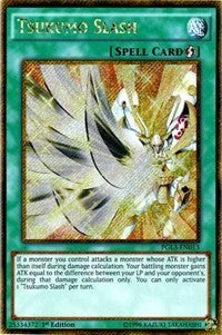 Tsukumo Slash [PGL3-EN013] Gold Secret Rare | North Game Den