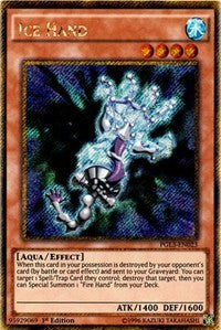 Ice Hand [PGL3-EN023] Gold Secret Rare | North Game Den