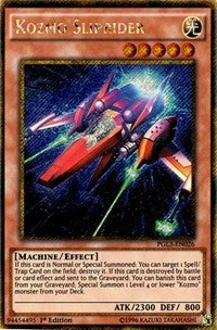 Kozmo Sliprider [PGL3-EN026] Gold Secret Rare | North Game Den