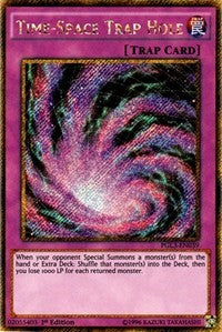 Time-Space Trap Hole [PGL3-EN039] Gold Secret Rare | North Game Den