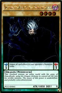 Vector Pendulum, the Dracoverlord [PGL3-EN041] Gold Rare | North Game Den