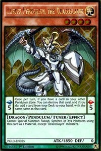 Luster Pendulum, the Dracoslayer [PGL3-EN055] Gold Rare | North Game Den