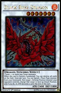 Black Rose Dragon [PGL3-EN059] Gold Rare | North Game Den