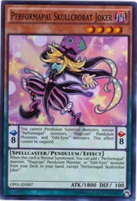 Performapal Skullcrobat Joker [OP01-EN007] Super Rare | North Game Den