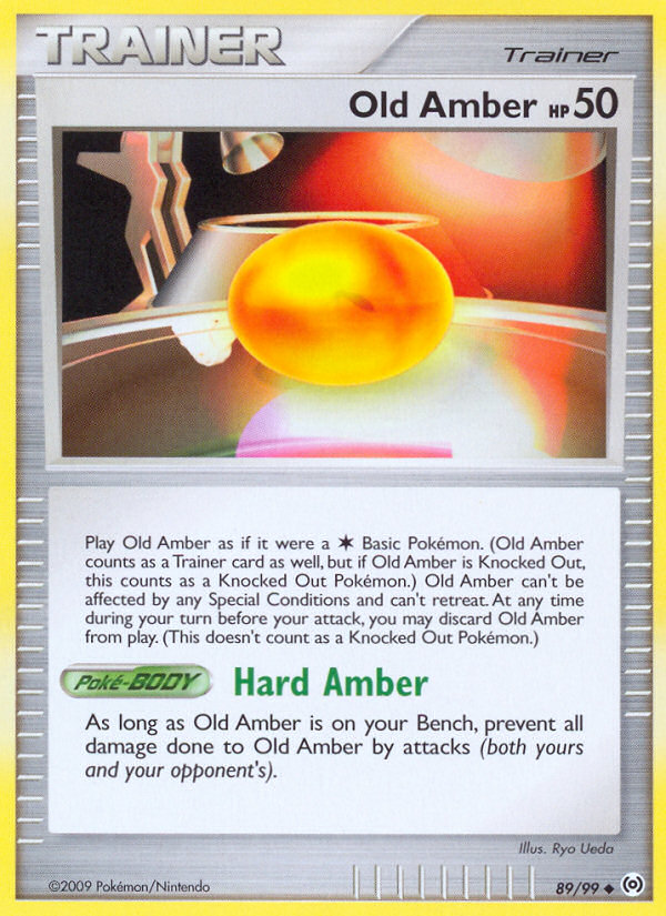 Old Amber (89/99) [Platinum: Arceus] | North Game Den