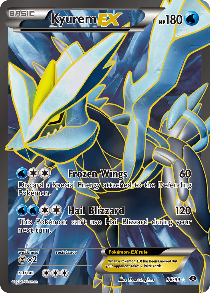 Kyurem EX (96/99) [Black & White: Next Destinies] | North Game Den