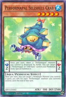 Performapal Sellshell Crab [SHVI-EN002] Common | North Game Den