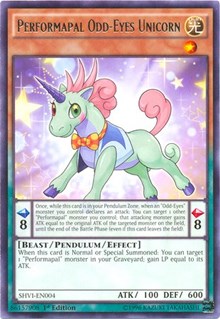 Performapal Odd-Eyes Unicorn [SHVI-EN004] Rare | North Game Den