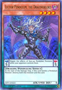 Lector Pendulum, the Dracoverlord [SHVI-EN023] Ultra Rare | North Game Den