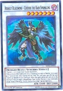 Assault Blackwing - Chidori the Rain Sprinkling [SHVI-EN051] Super Rare | North Game Den