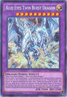 Blue-Eyes Twin Burst Dragon [SHVI-EN099] Secret Rare | North Game Den