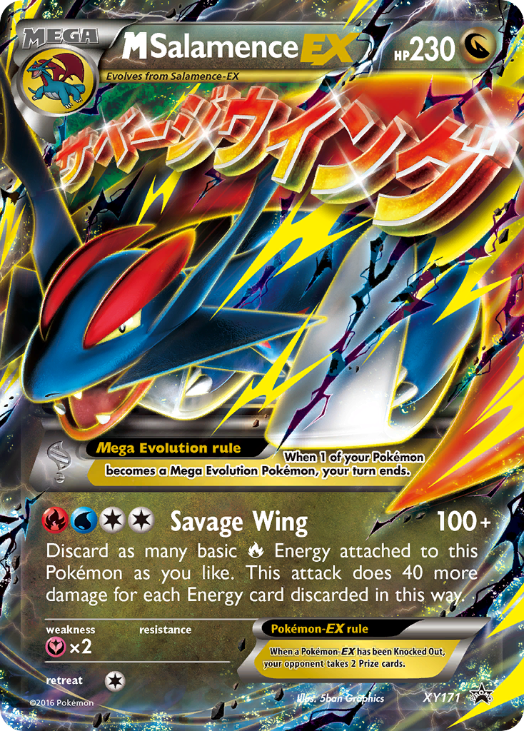 M Salamence EX (XY171) [XY: Black Star Promos] | North Game Den