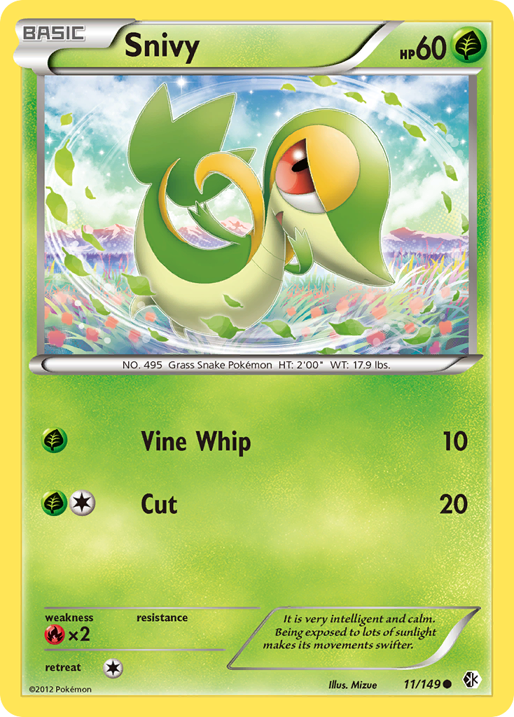 Snivy (11/149) [Black & White: Boundaries Crossed] | North Game Den