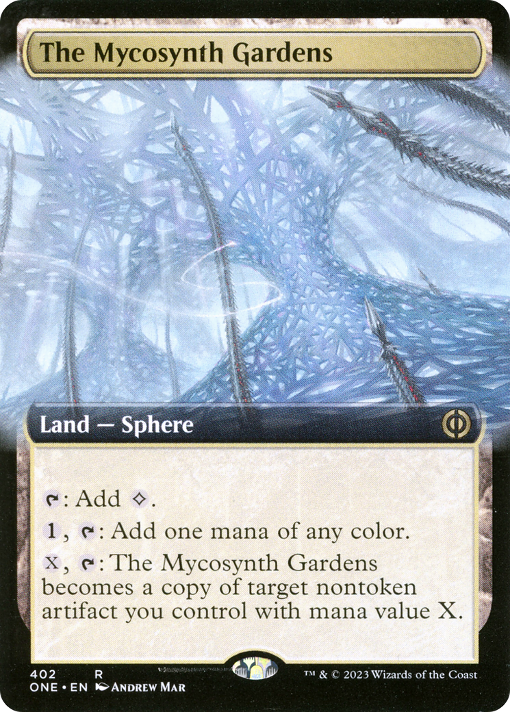 The Mycosynth Gardens (Extended Art) [Phyrexia: All Will Be One] | North Game Den