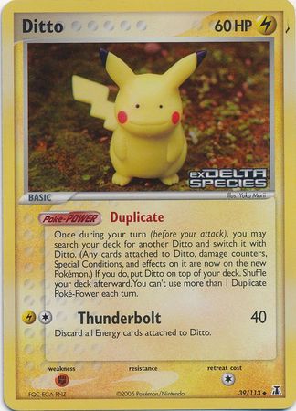 Ditto (39/113) (Stamped) [EX: Delta Species] | North Game Den