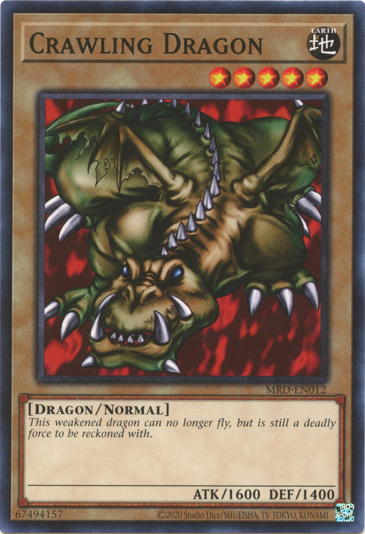 Crawling Dragon (25th Anniversary) [MRD-EN012] Common | North Game Den