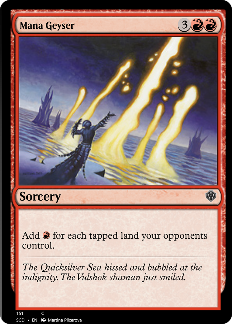 Mana Geyser [Starter Commander Decks] | North Game Den
