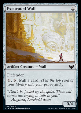 Excavated Wall [Strixhaven: School of Mages] | North Game Den