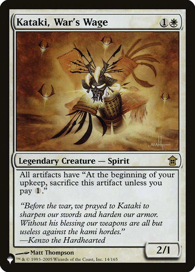 Kataki, War's Wage [The List] | North Game Den