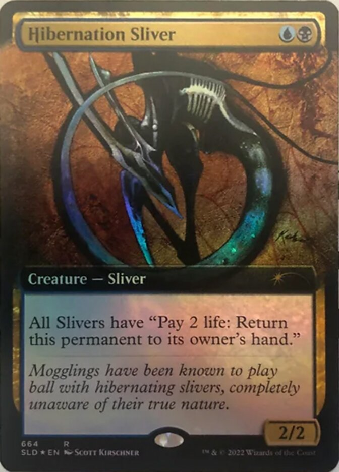 Hibernation Sliver (Extended Art) [Secret Lair Drop Promos] | North Game Den