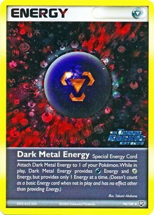 Dark Metal Energy (94/109) (Stamped) [EX: Team Rocket Returns] | North Game Den