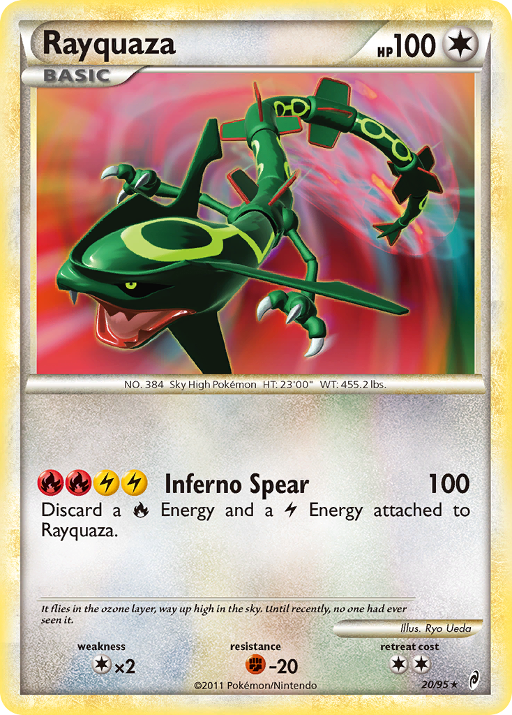 Rayquaza (20/95) [HeartGold & SoulSilver: Call of Legends] | North Game Den