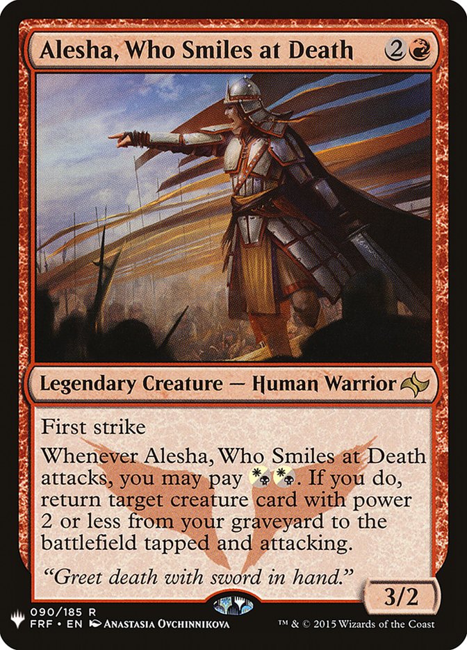 Alesha, Who Smiles at Death [Mystery Booster] | North Game Den
