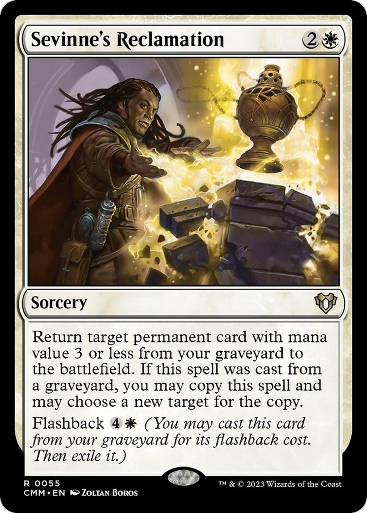 Sevinne's Reclamation [Commander Masters] | North Game Den