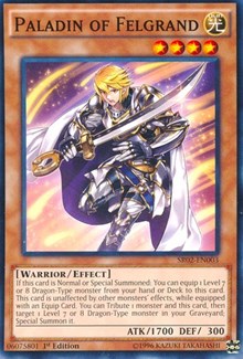 Paladin of Felgrand [SR02-EN003] Common | North Game Den