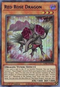 Red Rose Dragon (Blue) [LDS2-EN108] Ultra Rare | North Game Den