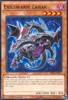 Evilswarm Zahak [SR02-EN014] Common | North Game Den