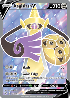 Aegislash V (177/185) [Sword & Shield: Vivid Voltage] | North Game Den