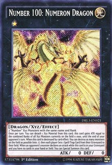 Number 100: Numeron Dragon [DRL3-EN021] Secret Rare | North Game Den