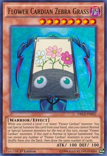 Flower Cardian Zebra Grass [DRL3-EN032] Ultra Rare | North Game Den