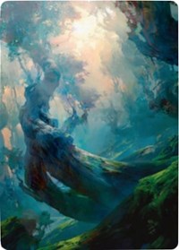 Forest 3 Art Card [Zendikar Rising Art Series] | North Game Den