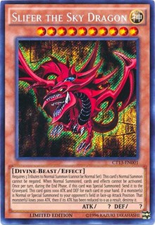 Slifer the Sky Dragon [CT13-EN001] Secret Rare | North Game Den