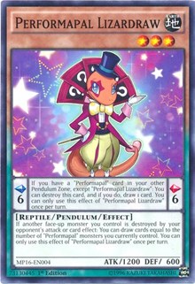 Performapal Lizardraw [MP16-EN004] Common | North Game Den