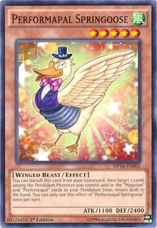 Performapal Springoose [MP16-EN005] Common | North Game Den