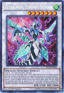 Clear Wing Synchro Dragon [MP16-EN022] Secret Rare | North Game Den