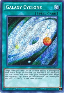 Galaxy Cyclone [MP16-EN027] Secret Rare | North Game Den