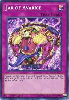 Jar of Avarice [MP16-EN033] Secret Rare | North Game Den