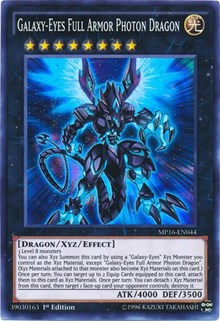 Galaxy-Eyes Full Armor Photon Dragon [MP16-EN044] Super Rare | North Game Den