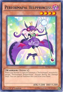 Performapal Helpprincess [MP16-EN107] Rare | North Game Den